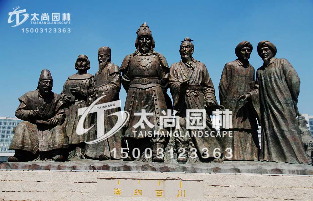 铸铜雕塑，九游会在线园林